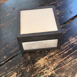 Rustic luxe jewelry box
